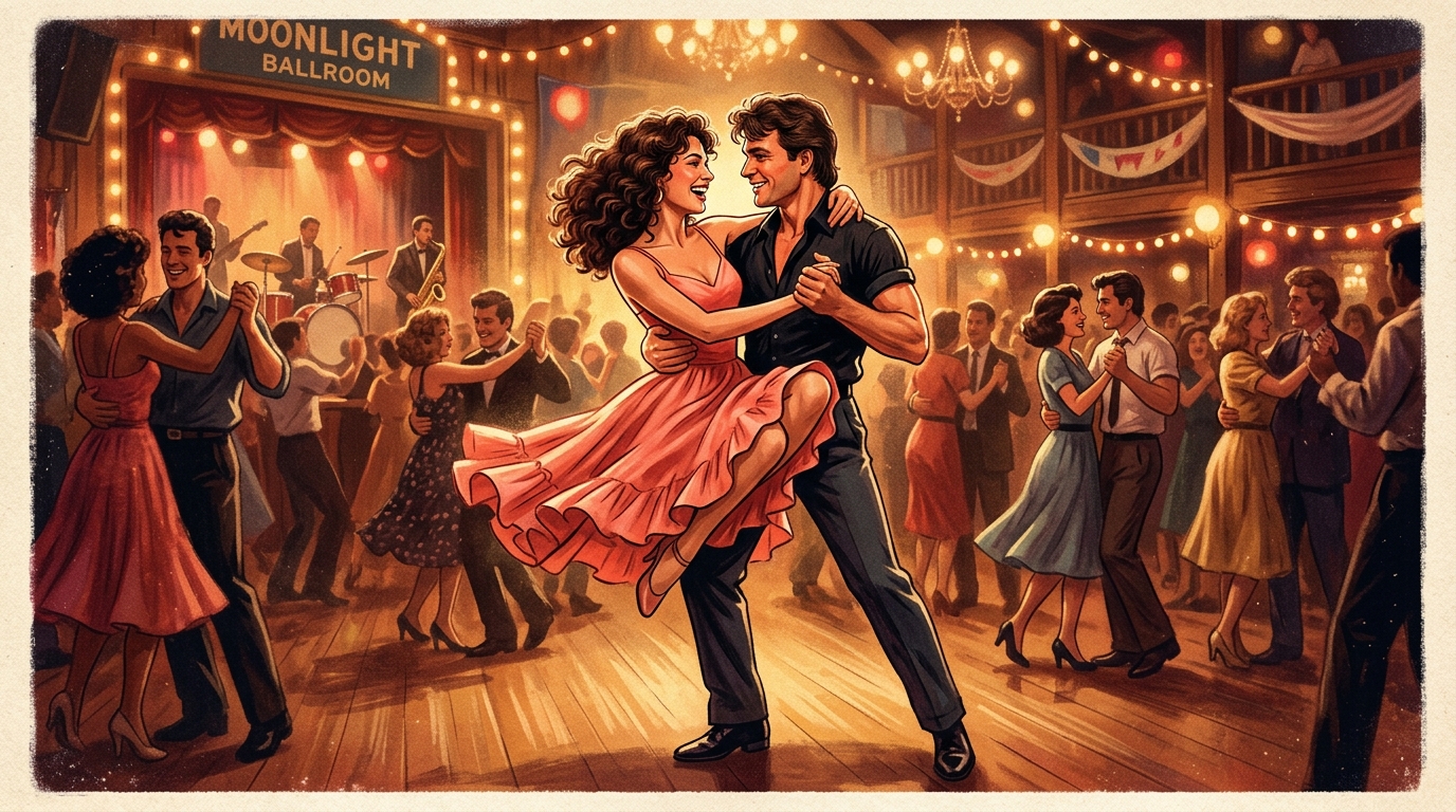 Patrick Swayze and Jennifer Grey in Dirty Dancing